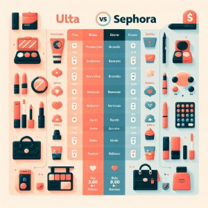 Ulta vs Sephora brands and choices