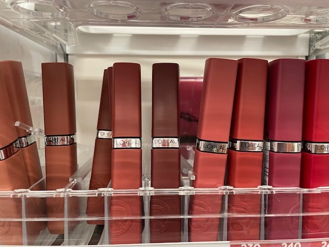 L'Oreal Lipstick and Lip Gloss